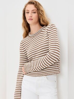 La Ligne Fine Stripe Mini Marina Sweater, XXS M XL